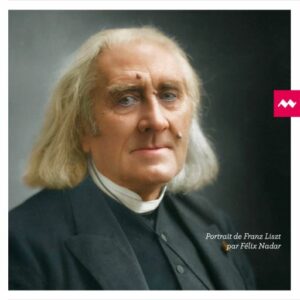 Portait de Franz Liszt par Félix Nadar